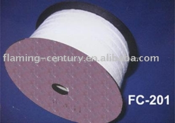 Asbestos braided packing with PTFE