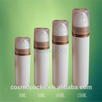 15ml 30ml 50ml bpa free PP airless lotion pump cosmetic bottle