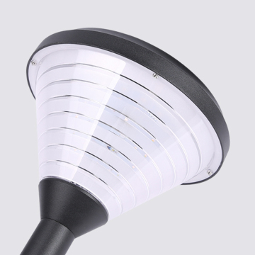 IP65 Waterproof Aluminium 8W RGB Bollard Lawn Landscape Outdoor Solar LED Garden Light