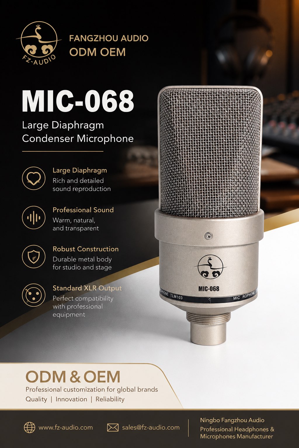 MIC-068 Large Diaphragm Microphones