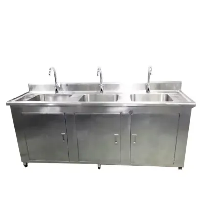 Induction Faucet Hospital Furniture Operating Room Wash Sink
