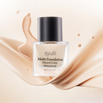 Wholesale Vegan Natural Long-Wear Lightweight Waterproof Matte Private Label Liquid Foundation