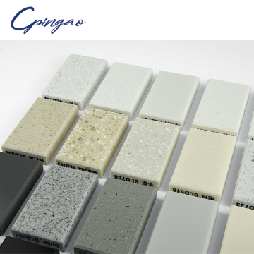 Tấm bề ​​mặt rắn acrylic Corian chất lượng cao cho mặt bàn