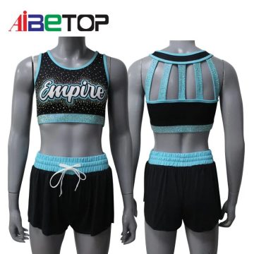 Benutzerdefinierte Cheerleading -Uniformen für Übung und Verschleiß