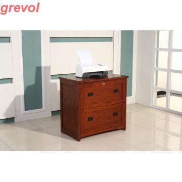 Size 825*470*760 Rubber Wood File Cabinet