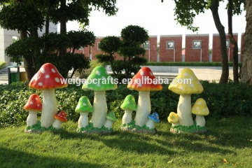 Polyresin mushroom statue