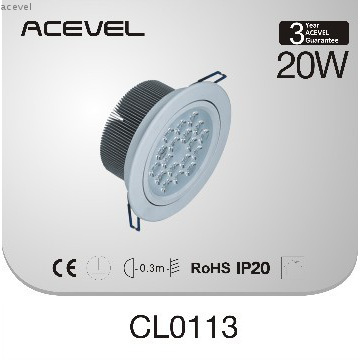 building indoor led ceiling down light, 16w &20w