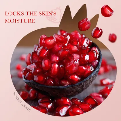 Pomegranate Hand Cream - Moisturizing, Refreshing, 30g Whitening