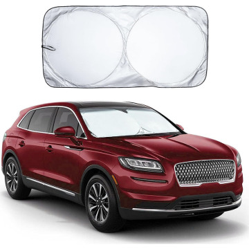 MESOROCK Foldable Car Sun Shade for Windshield with Silver Coating