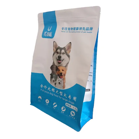 Plastic Stand Up Pet Dog Food Packaging Bags - 5KG to 25KG