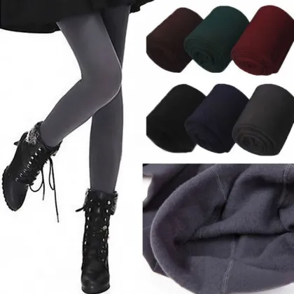 Winter Womens Fleece Lined Slim Pants Leggings