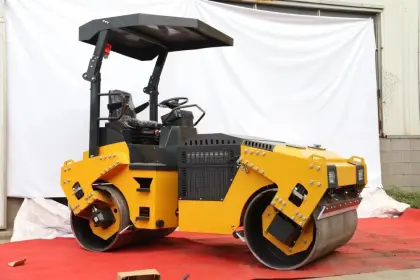 Double drum road roller 3tons xcmg vibratory roller