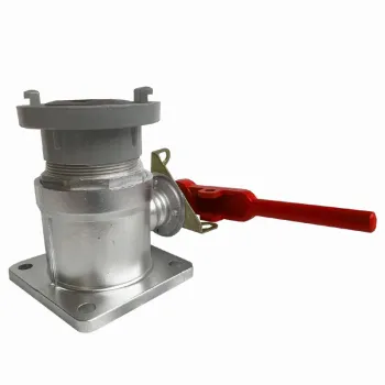 Aluminum Alloy External Thread Fire Ball Valve for Oil Tank Trucks