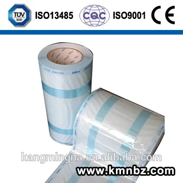 disposable medical gusseted peel reel
