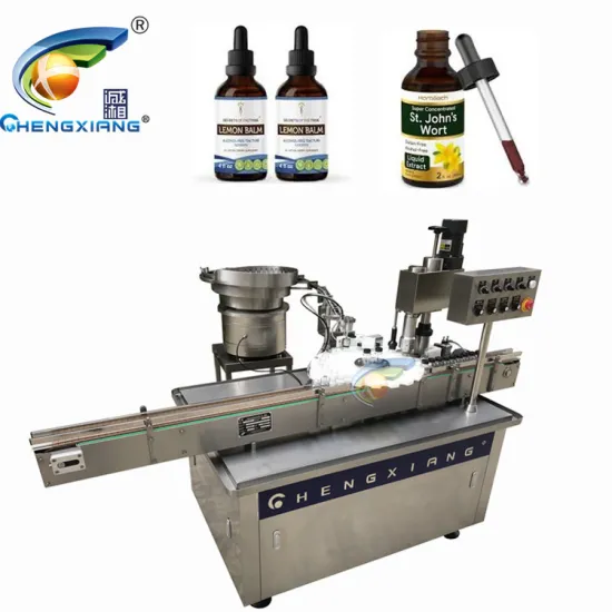 Automatic Dropper Bottle and Powder Bottle Capping Machine for 20ml and 30ml Bottles