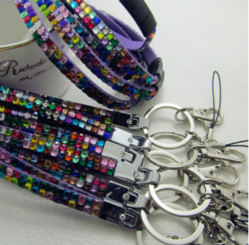 Rhinestones Lanyard