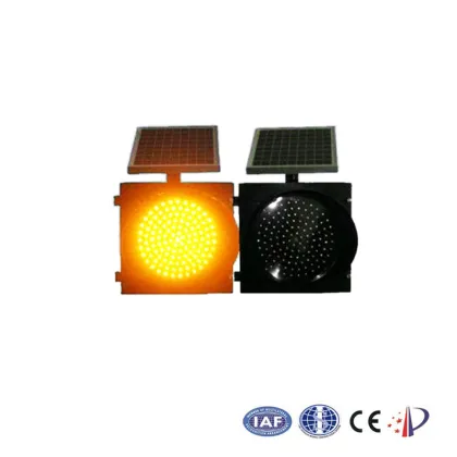 Solar Portable Traffic Light with Surface Traffic Lights Bulb