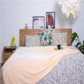 Jacquard Woven Coral Fleece Grain Pattern Indoor Blankets