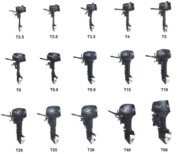 SAIL Boat Outboard Motor Engine - 2.5hp to 60hp