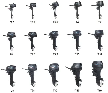 SAIL Boat Outboard Motor Engine - 2.5hp to 60hp