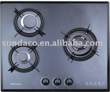 3 burners built in European style Sabaf burner gas hob