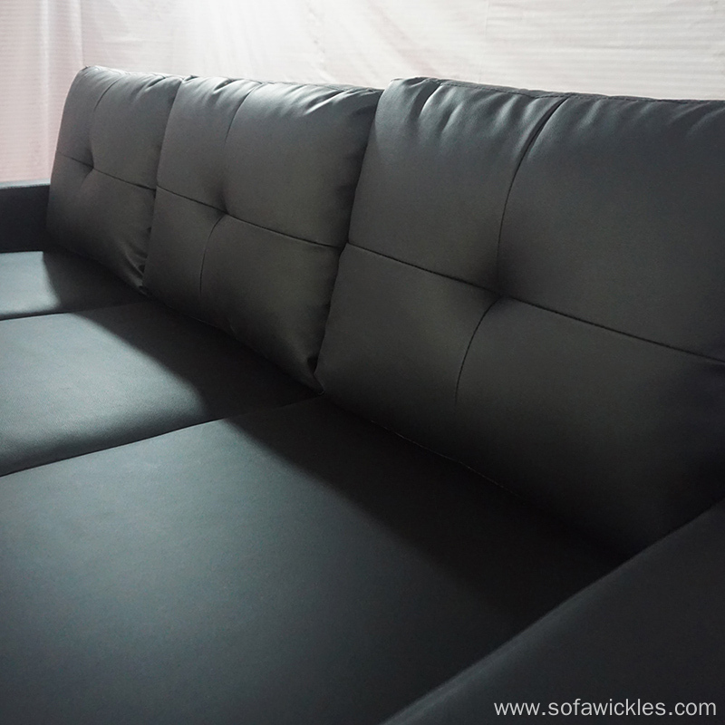 Living Room PU L Shape Sofas