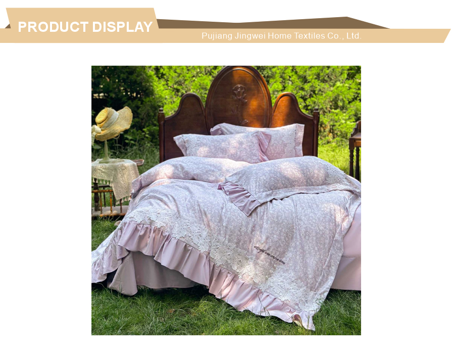 Polyester breathable bed linen set