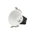 Trimless White/Black Embedded LED COB Downlight Spotlights