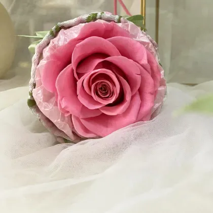 2024 Custom Handmade Dried Preserved Rose Bouquets - Forever Flower Eternal Rose Gift