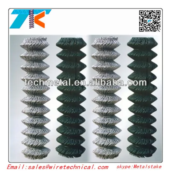 PVC chain link fence-TAIKE METAL