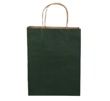 Customized take away food brown tote bag