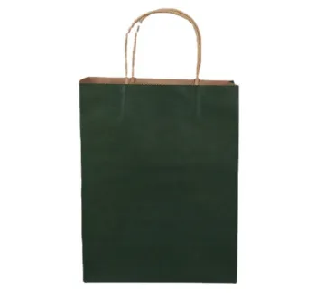 Customized take away food brown tote bag