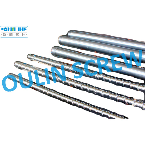 High Output Bimetallic Single Screw and Barrel for Film Extrusion