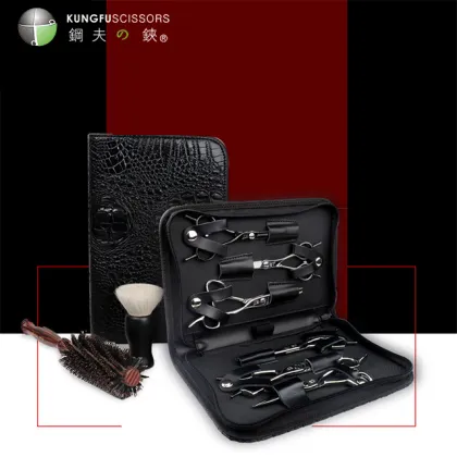 Professional KUNGFU Hairdressing Scissors Japan Barber Set