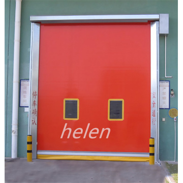 PVC Self-repair high speed zipper door