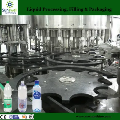 Plastic Bottled Drinking Water Filling Equipment Like Evian