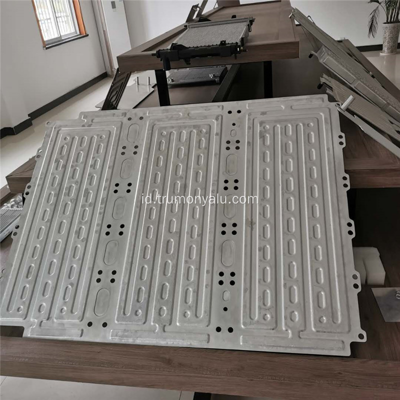 Lembar Plat Pendingin cairan Aluminium mematri