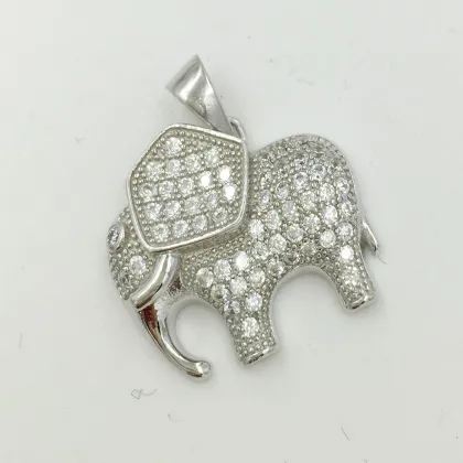 Pendant, Fashion Fine Jewelry Buddha Hand Rhinestone 925 Sterling Silver Pendant, Pendant Necklace Yiwu PT9019