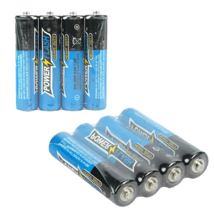 Power Flash Cheap Price Huatai 1.5V R03 UM-4 AAA Zinc Carbon Battery