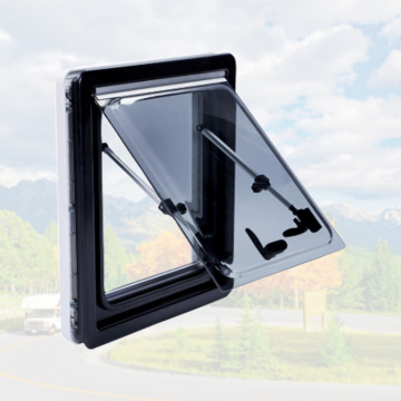 Pabrik Penjualan ASA 4R7 Radian RV Window Acrylic Glass - 1200x500mm Motorhome Caravan Window