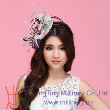Womens Fashion Colorful Sinamay Fascinators For Party
