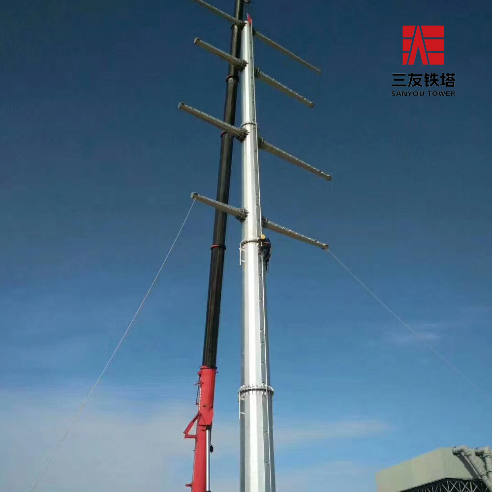 Steel Pipe Pole for Industrial Applications