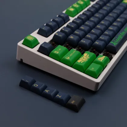 140 GMK Luigi Dye Sublimation PBT Keycaps for Custom Mechanical Keyboards