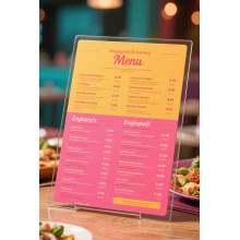 Product parameters and production process of the menu