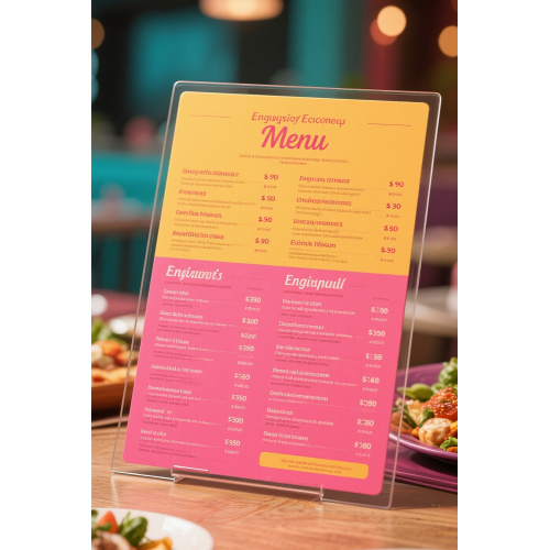 Product parameters and production process of the menu