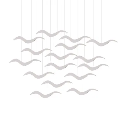 Nordic Seagull Design Chandelier