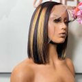 Transparent Lace Short BOB Full Silk Base Cap Lace Wig Glueless Full Lace Wig Human Hair With Silk Base