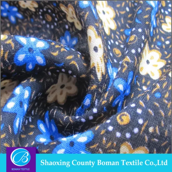 Cheap fabric supplier Best selling Elegant Plain 100% printed rayon fabric