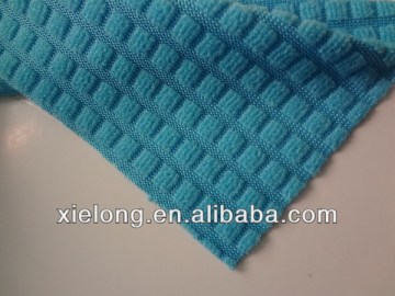 Blue nylon stretch tricot mesh