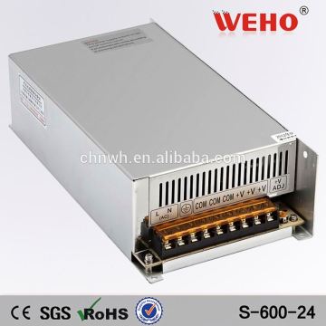 Metal case 600W 110v ac to 24v dc power supply